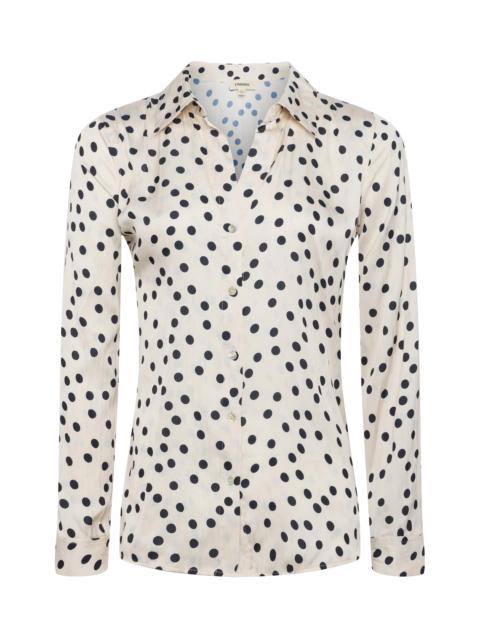L'AGENCE Argo Satin Blouse