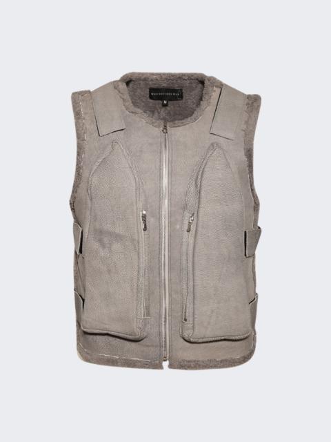 Bullet Point Vest Vintage Grey