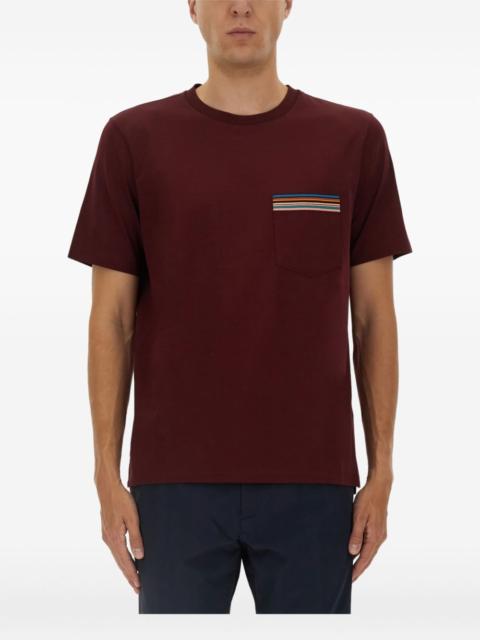 Paul Smith signature-stripe pocket T-shirt