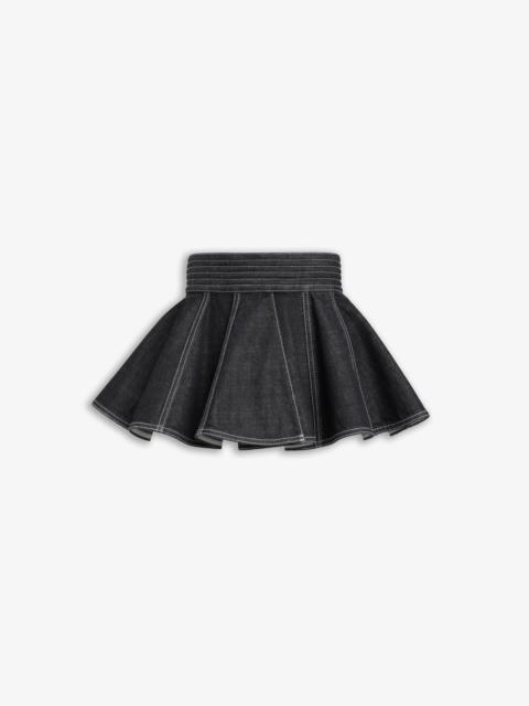 Alaïa BLACK DENIM SKIRT BELT