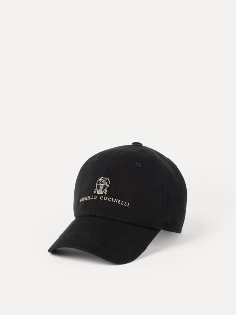 Brunello Cucinelli Garment-dyed twisted cotton gabardine baseball cap with embroidered logo
