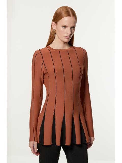 KAREN MILLEN Long Sleeve Knit Top