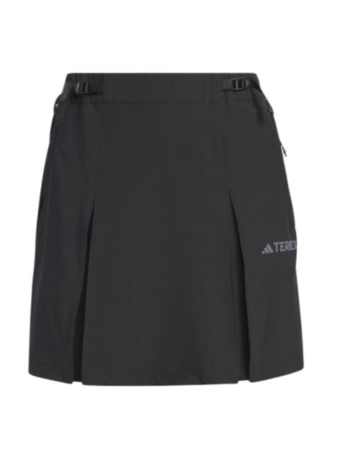 (WMNS) adidas Aeroready 4-Way Stretch Skirt 'Black' IS0307