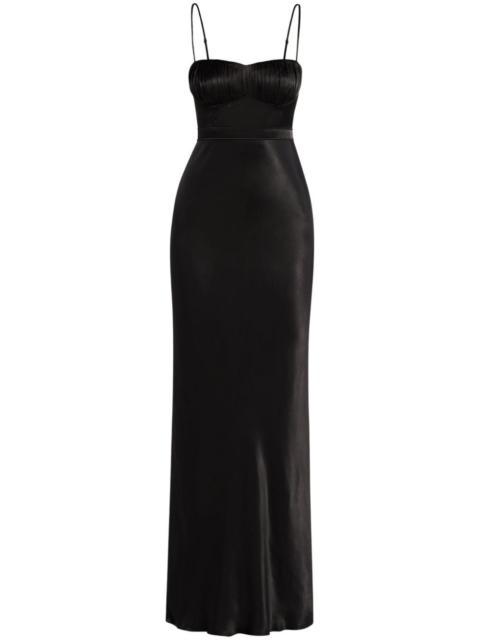 SHONA JOY La Lune satin-finish gown