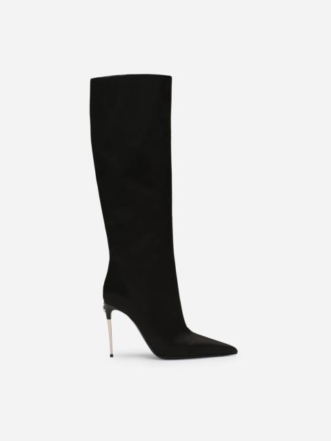 Dolce & Gabbana Satin boots | REVERSIBLE