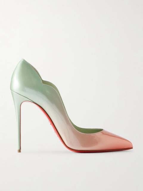 Christian Louboutin Hot Chick 100 Dégradé Patent-leather Pumps