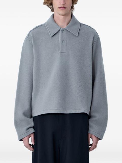 RIER button-placket polo shirt