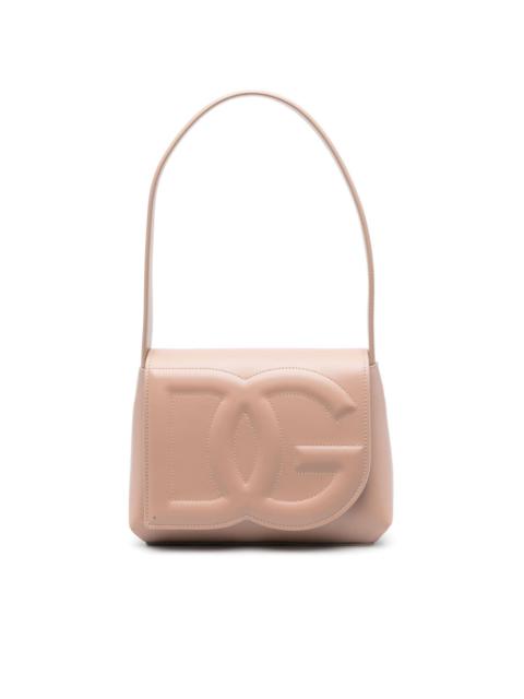 DG Logo leather shoulder bag