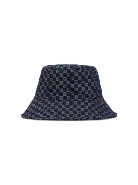 Balmain Balmain Mini Monogram Jacquard Bucket Hat 'Blue'