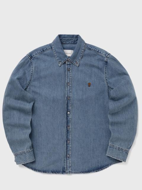fitted cotton dress George Ace Selvage Denim Shirt