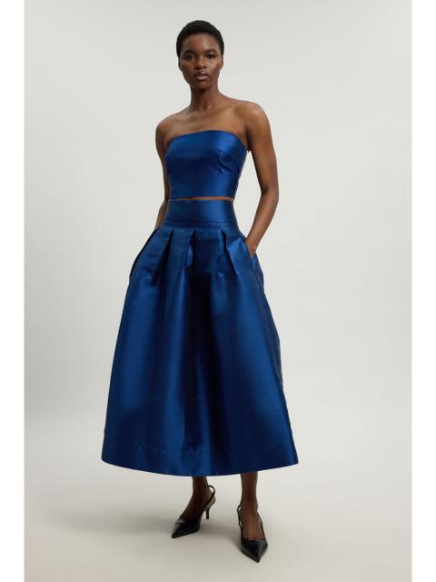 KAREN MILLEN Forever Twill Woven Prom Maxi Skirt