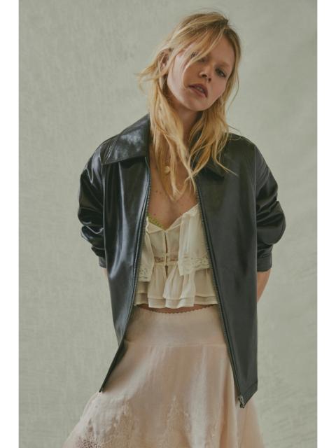 FREE PEOPLE We The Free Sloane Vegan Leather Jacket