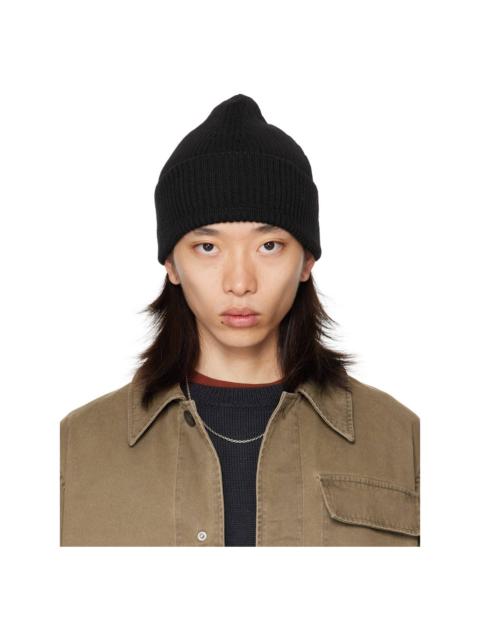 Our Legacy Black Knit Beanie
