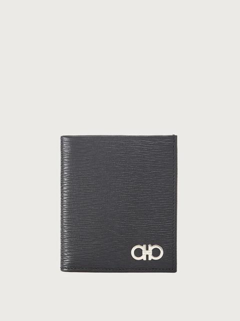 FERRAGAMO GANCINI WALLET WITH COIN POCKET