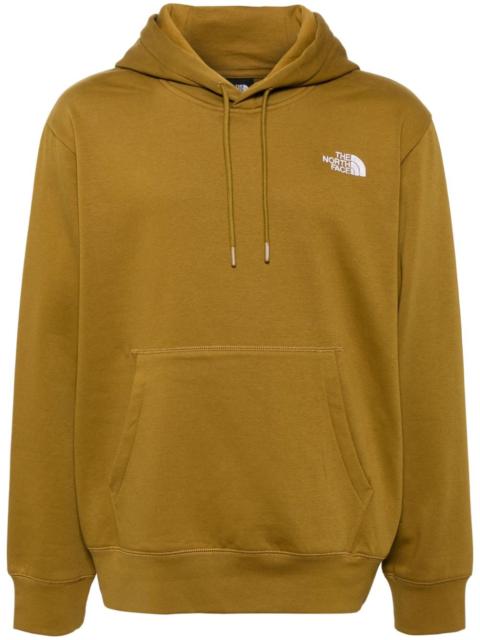 The North Face logo-embroidered drawstring hoodie