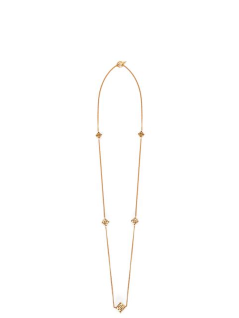 Loewe Anagram necklace in metal