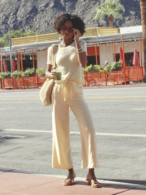 Splendid Lounge Denim Crop Pant