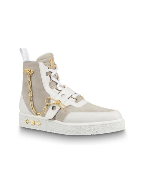 Louis Vuitton Louis Vuitton Creeper Ankle Boot White Beige
