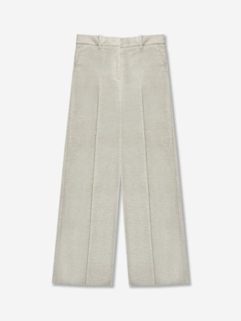 SLOWEAR Regular fit trousers in stretch flannel