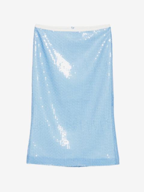 SHUSHU/TONG sequin-embellished midi skirt