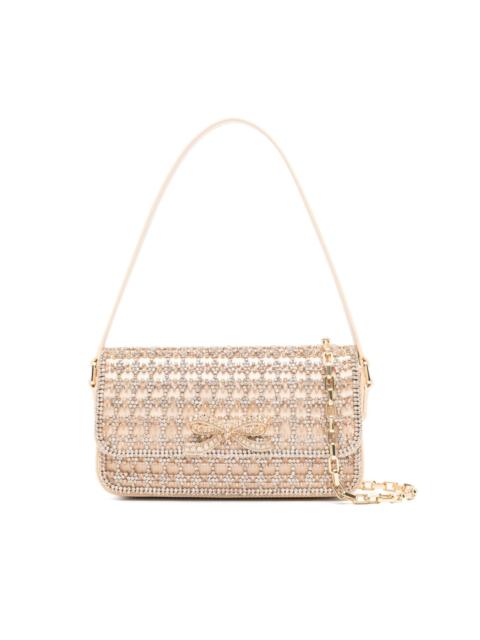 crystal-embellished shoulder bag