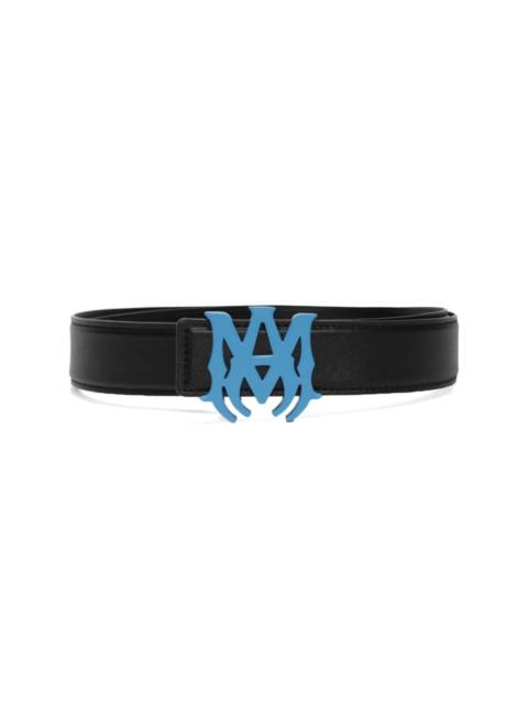 AMIRI logo-buckle leather belt