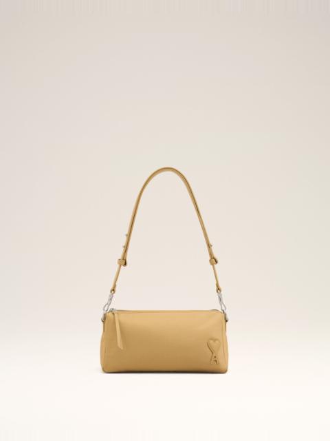 AMI Paris BEIGE NYLON MARCEL BAG