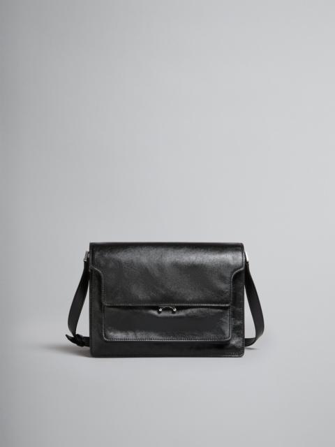Marni TRUNK SOFT LARGE BAG IN BLACK LEATHER