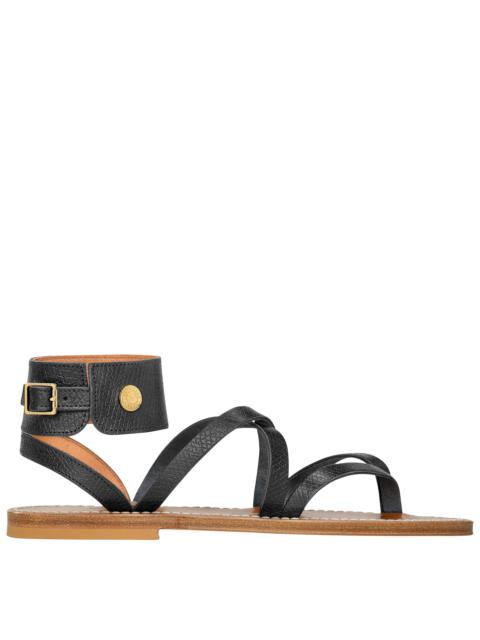 Longchamp Longchamp x K.Jacques Sandals Black - Leather