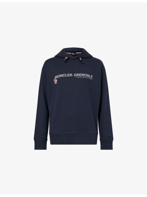 Moncler Grenoble Logo-Embossed Cotton-Jersey Hoody