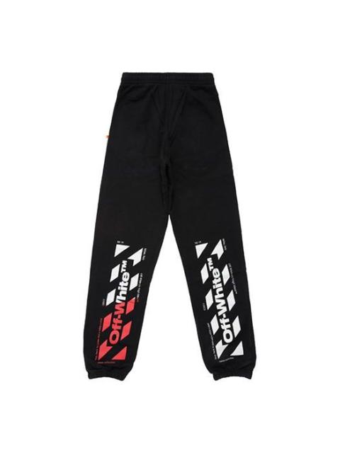 Off-White Off-White SS19 Stripe Logo Print Trousers OMCH014S190030061020