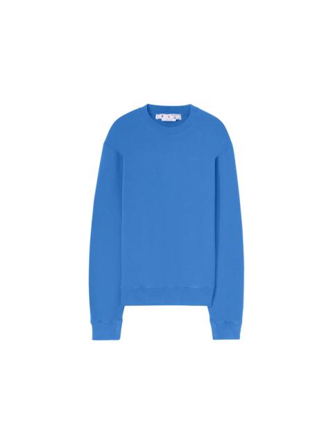 Off-White OFF-WHITE Diag Tab Slim Crewneck Light Blue