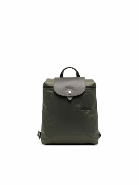 Le Pliage embroidered-logo backpack