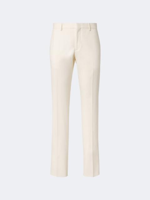 ZEGNA Cotton and cashmere slim pants