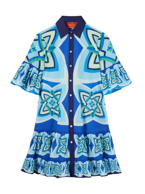 La DoubleJ Women's Choux Dress - Lakshmi Placed Blue