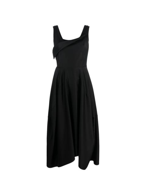 Alexander McQueen sleeveless pleated maxi dress