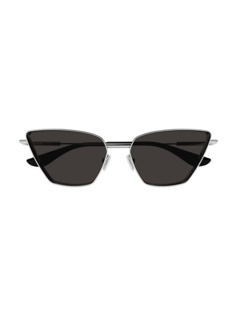 Alexander McQueen Women's 58MM Cat-Eye Sunglasses - Black Silver Black