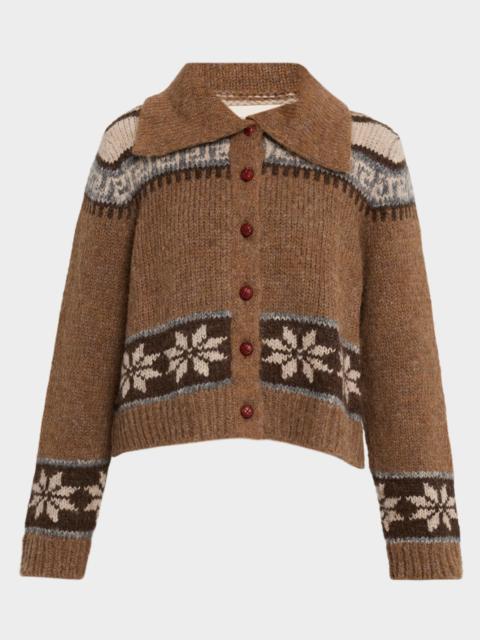 THE GREAT. The Nordic Scholar Cardigan