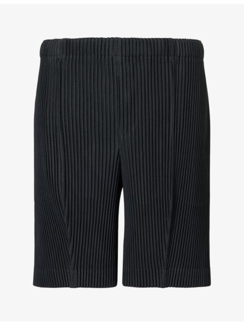 ISSEY MIYAKE Drawstring-Waist Pleated Knitted Shorts