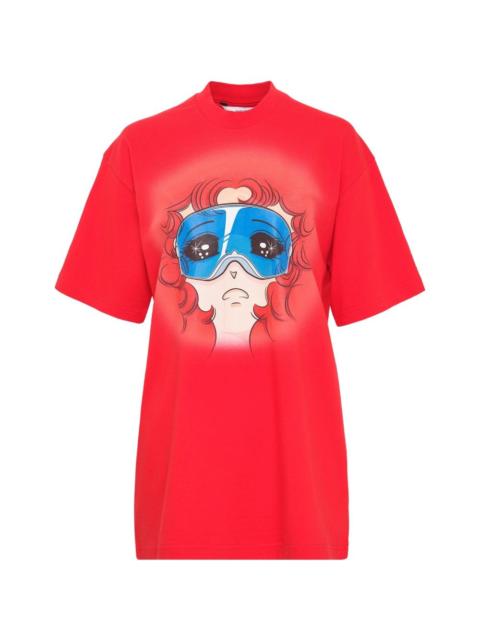 pushBUTTON graphic-print T-shirt