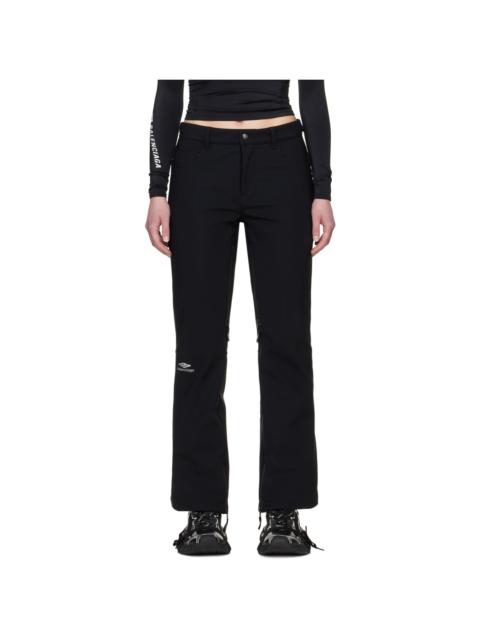 BALENCIAGA Black 3B Sports Icon Ski Trousers