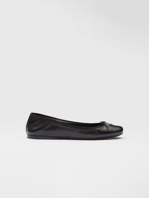 Prada Nappa leather ballerinas