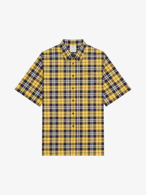 Givenchy CHECKED SHIRT IN COTTON