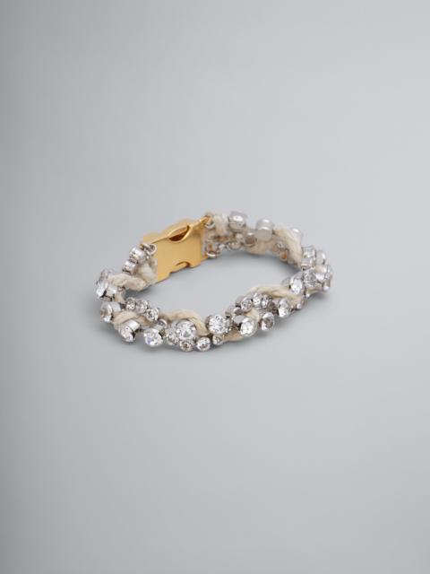 Marni BRASS AND STRASS FOUND TREASURES BRACELET