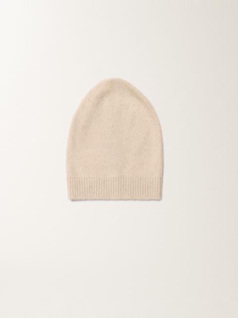 FABIANA FILIPPI Wool and silk hat with sequins