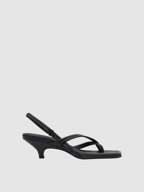 ST. AGNI Cross Detail Heel - Black