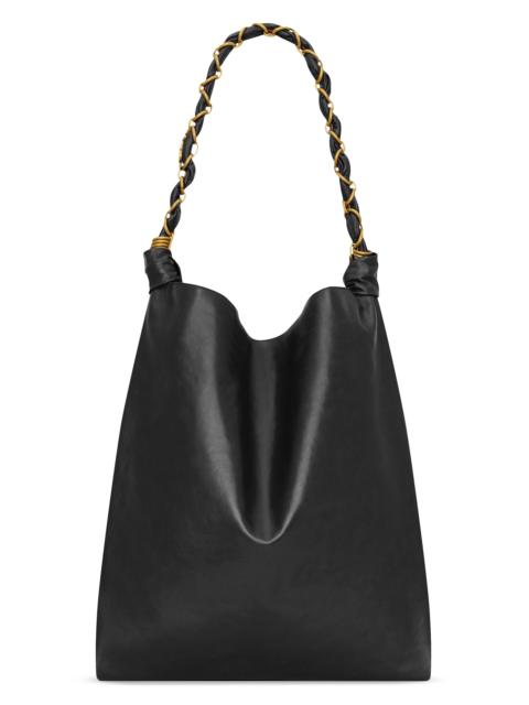 SAINT LAURENT Women's Amalia Shoulder Bag in Smooth Leather - Black