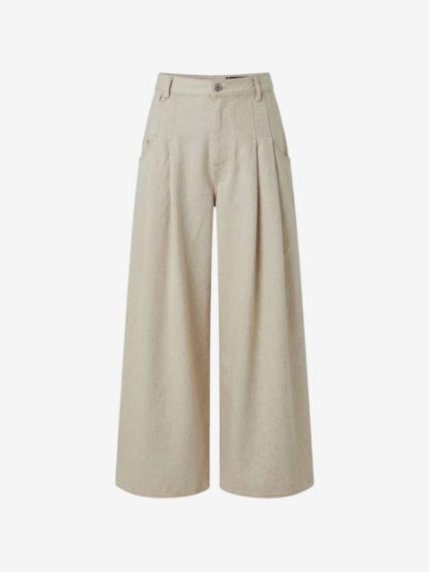 JACQUEMUS pleated-detail jeans