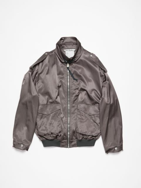 Satin jacket - Mid Grey