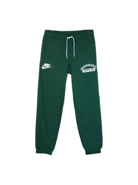 Nike Nike X Stranger Things Sweat Pant Crossover Casual Sports Pants US Edition Green CQ3656-323